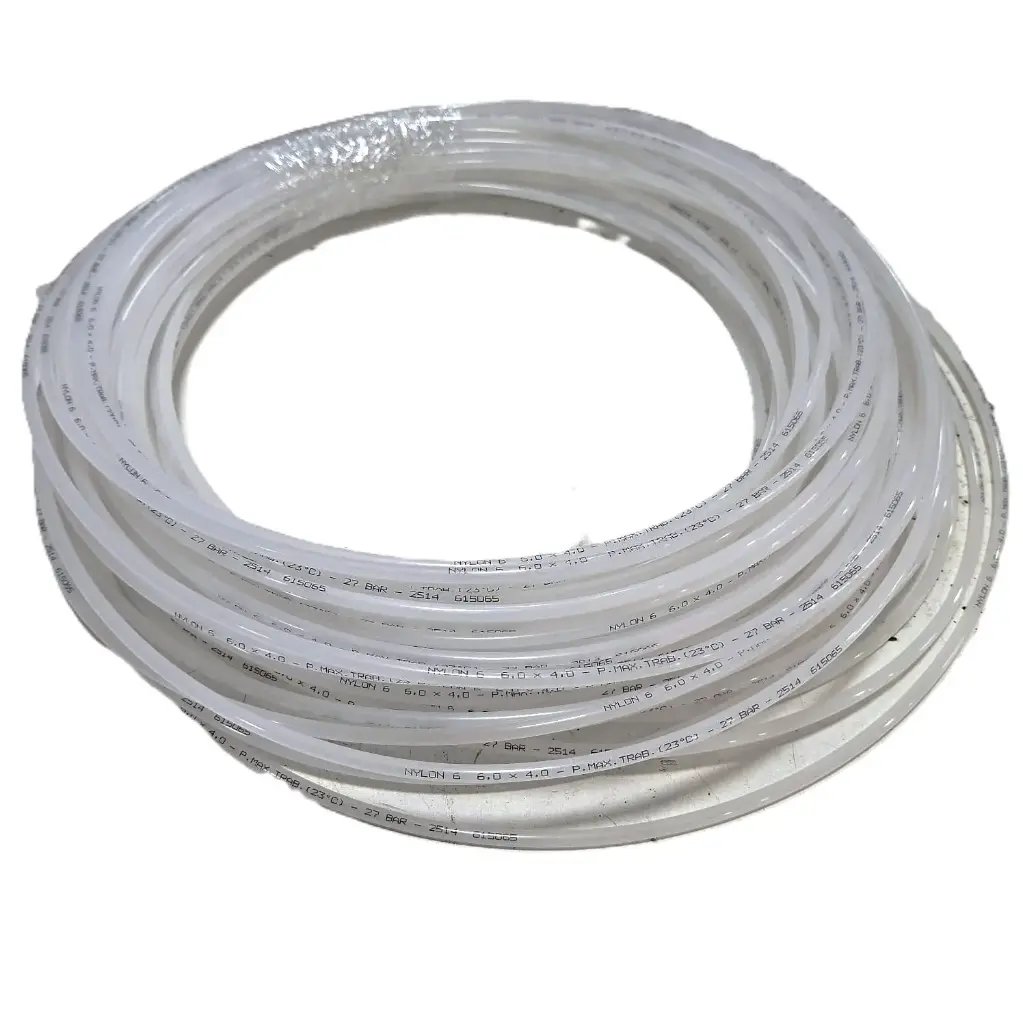 Manguera Q200 poliamida 1/4" - 6mm x 6mts Cristal Translucido